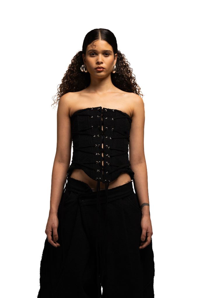Echo strings corset | ohannaofficial Echo strings corset | ohannaofficial