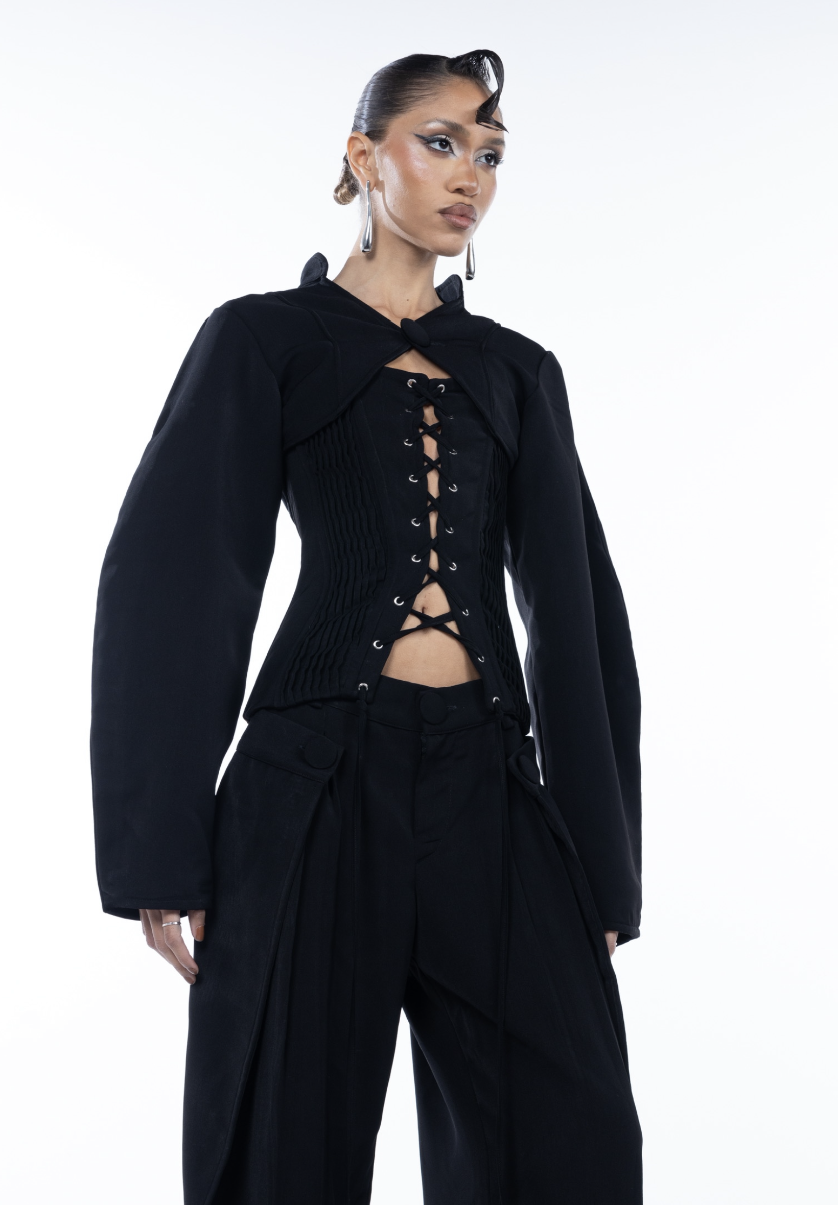 Han Crinkled Corset | ohannaofficial